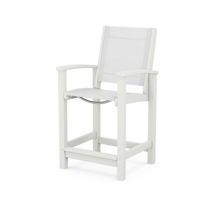 POLYWOOD Coastal Counter Chair