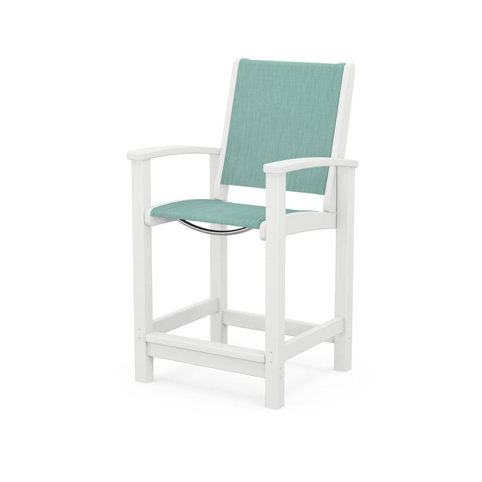POLYWOOD Coastal Counter Chair