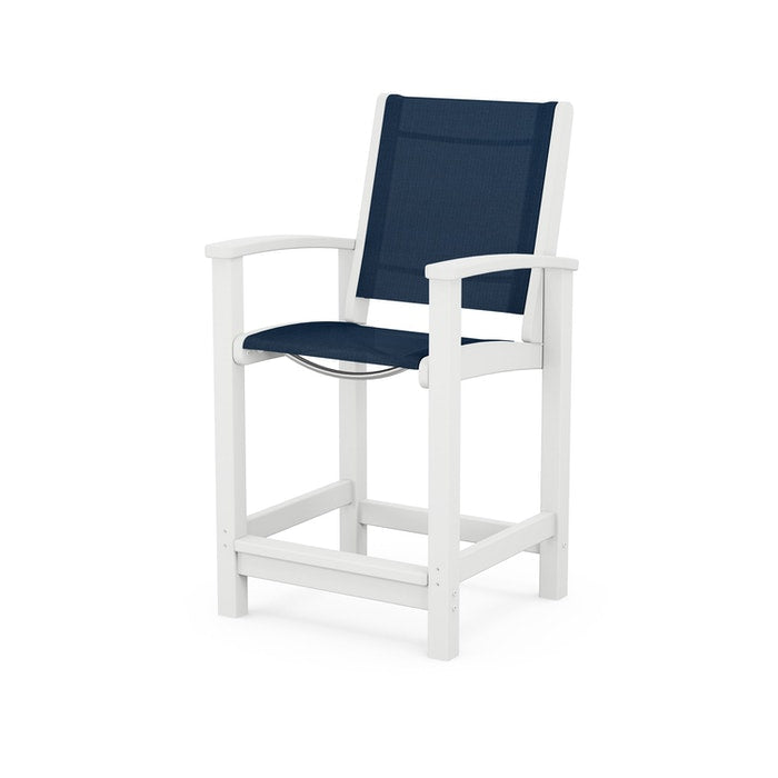 POLYWOOD Coastal Counter Chair