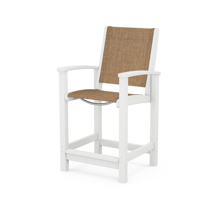 POLYWOOD Coastal Counter Chair
