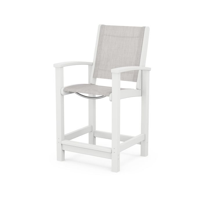 POLYWOOD Coastal Counter Chair