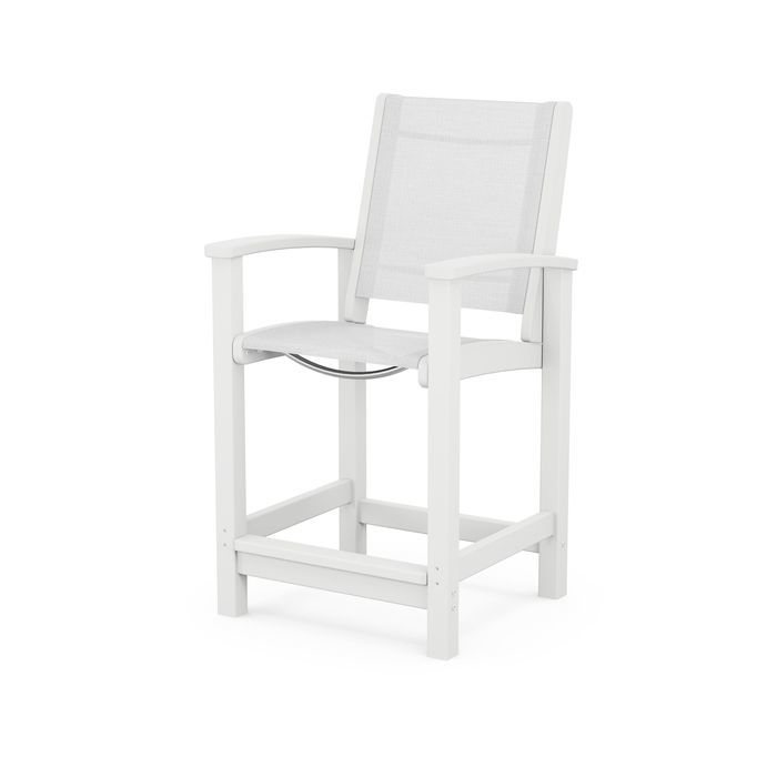 POLYWOOD Coastal Counter Chair
