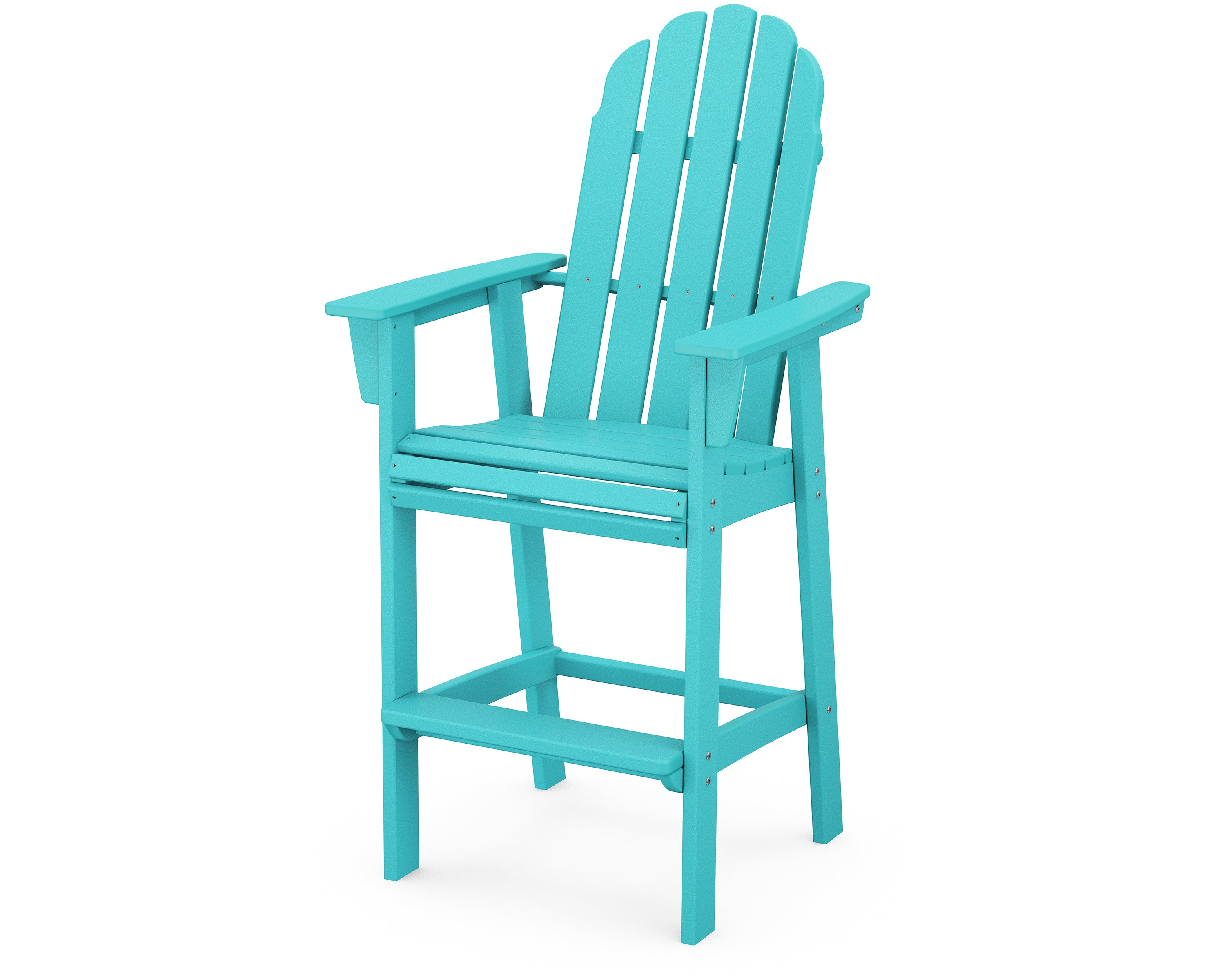 POLYWOOD Vineyard Curveback Adirondack Bar Chair