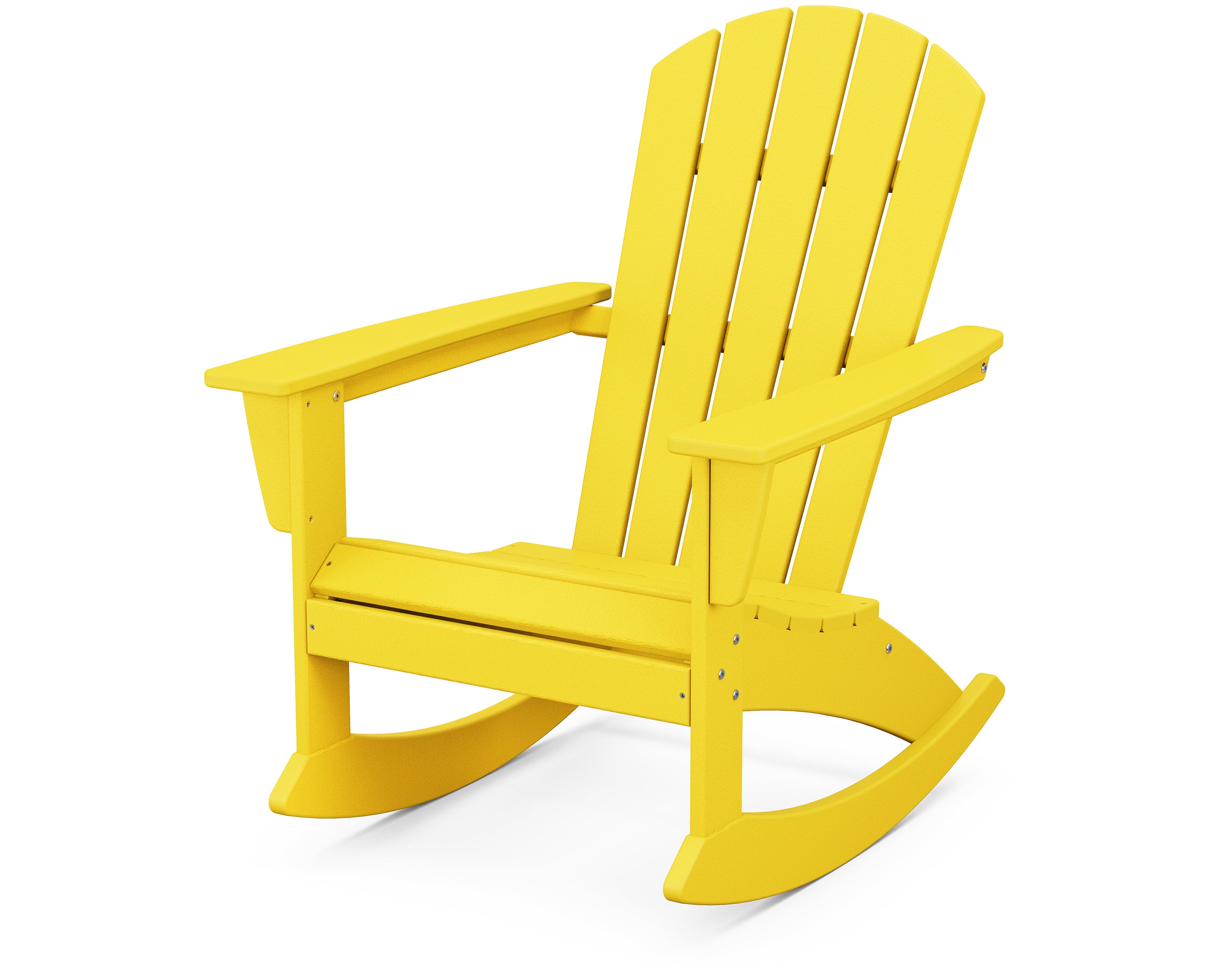 POLYWOOD Nautical Adirondack Rocking Chair
