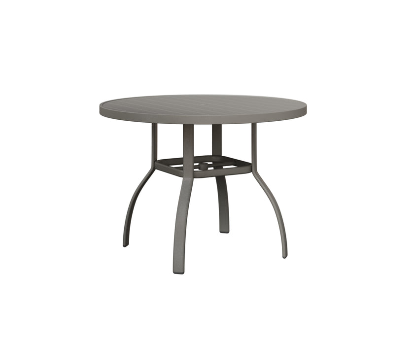Berlin Gardens Murphy 42" Round Aluminum Dining Table