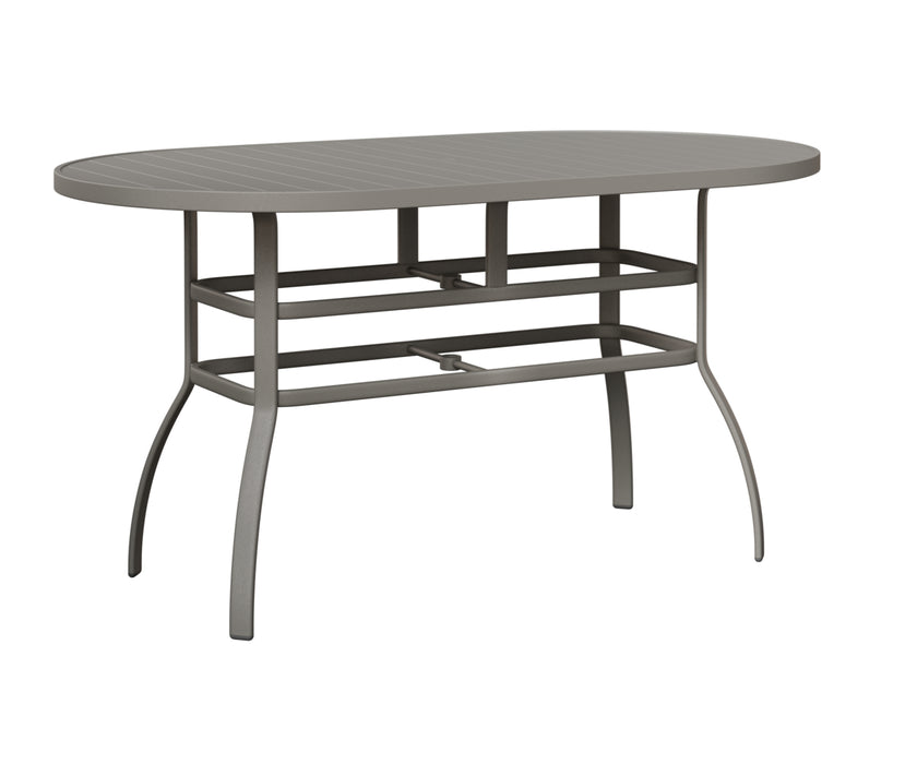 Berlin Gardens Murphy 42" x 76" Oblong Aluminum Bar Table
