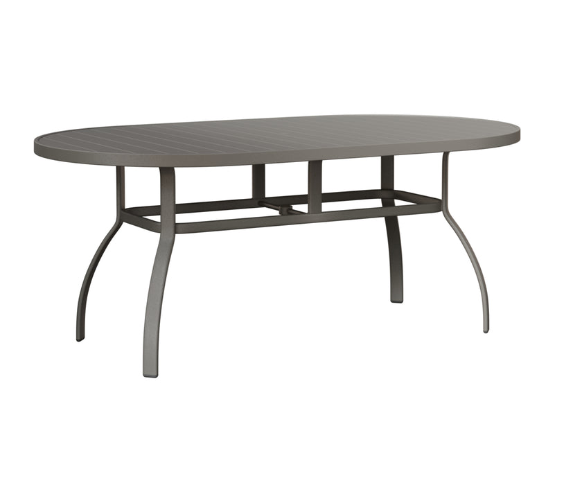 Berlin Gardens Murphy 42" x 76" Oblong Aluminum Dining Table