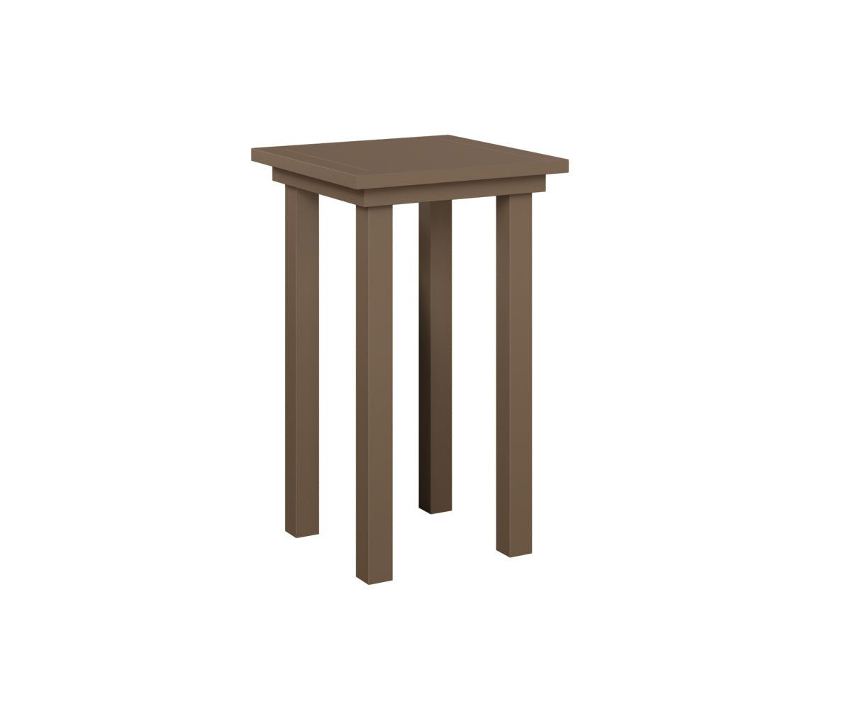 Berlin Gardens Vida Aluminum Bar End Table