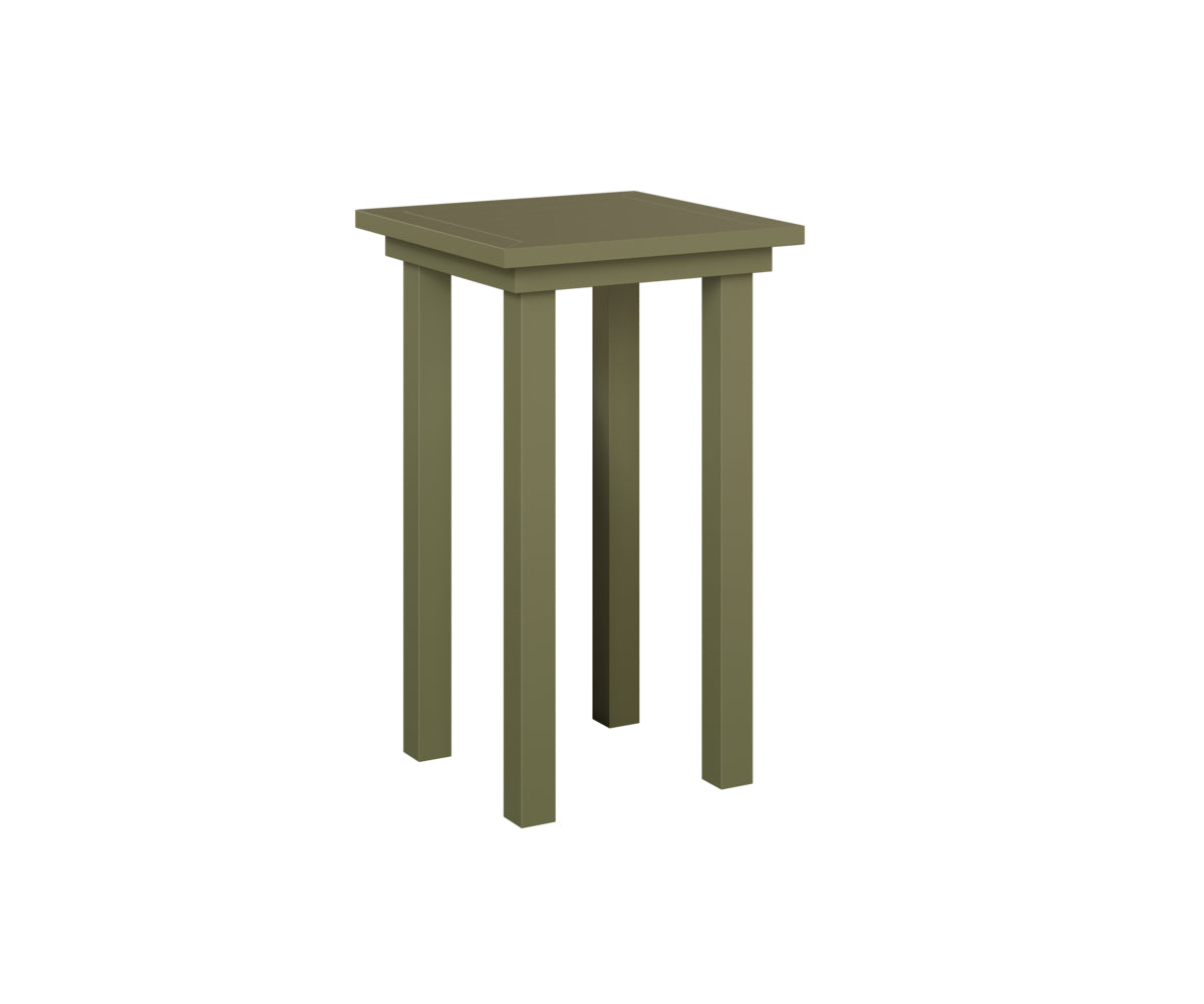 Berlin Gardens Vida Aluminum Bar End Table
