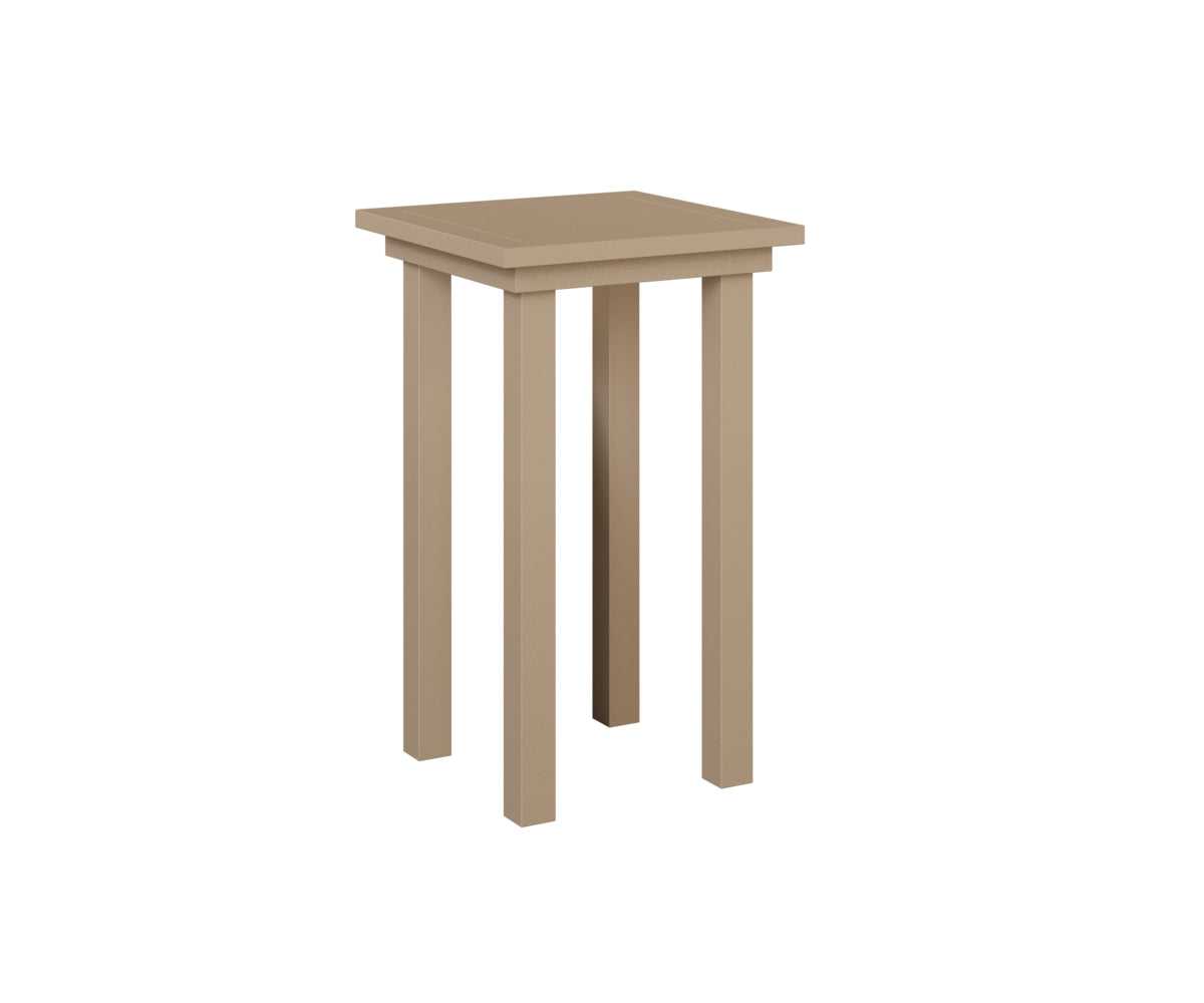 Berlin Gardens Vida Aluminum Bar End Table