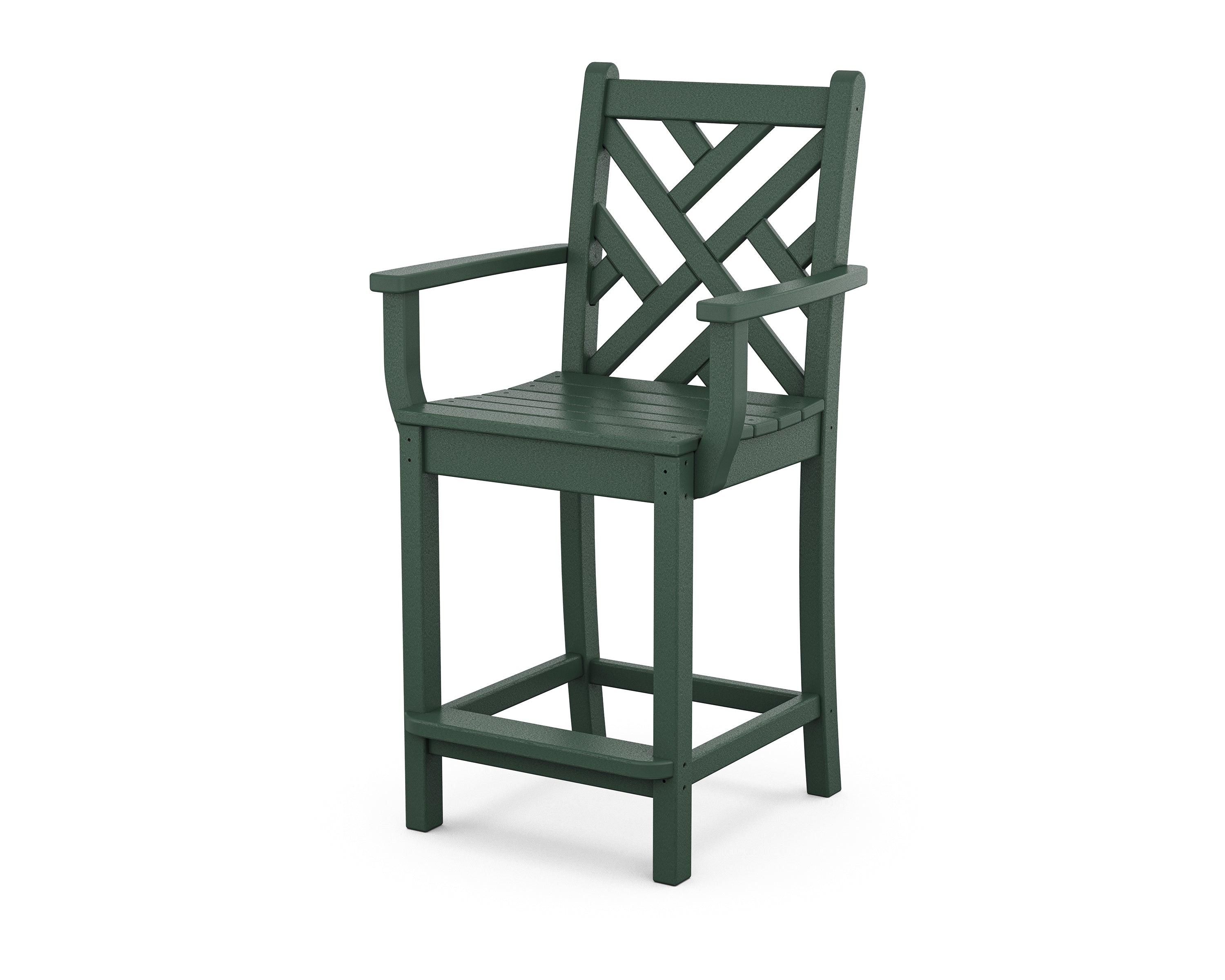 POLYWOOD Chippendale Counter Arm Chair