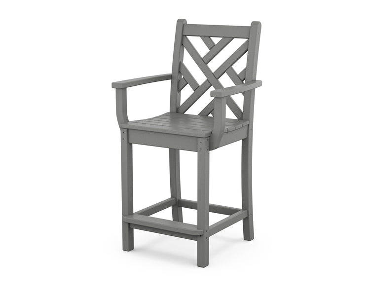 POLYWOOD Chippendale Counter Arm Chair