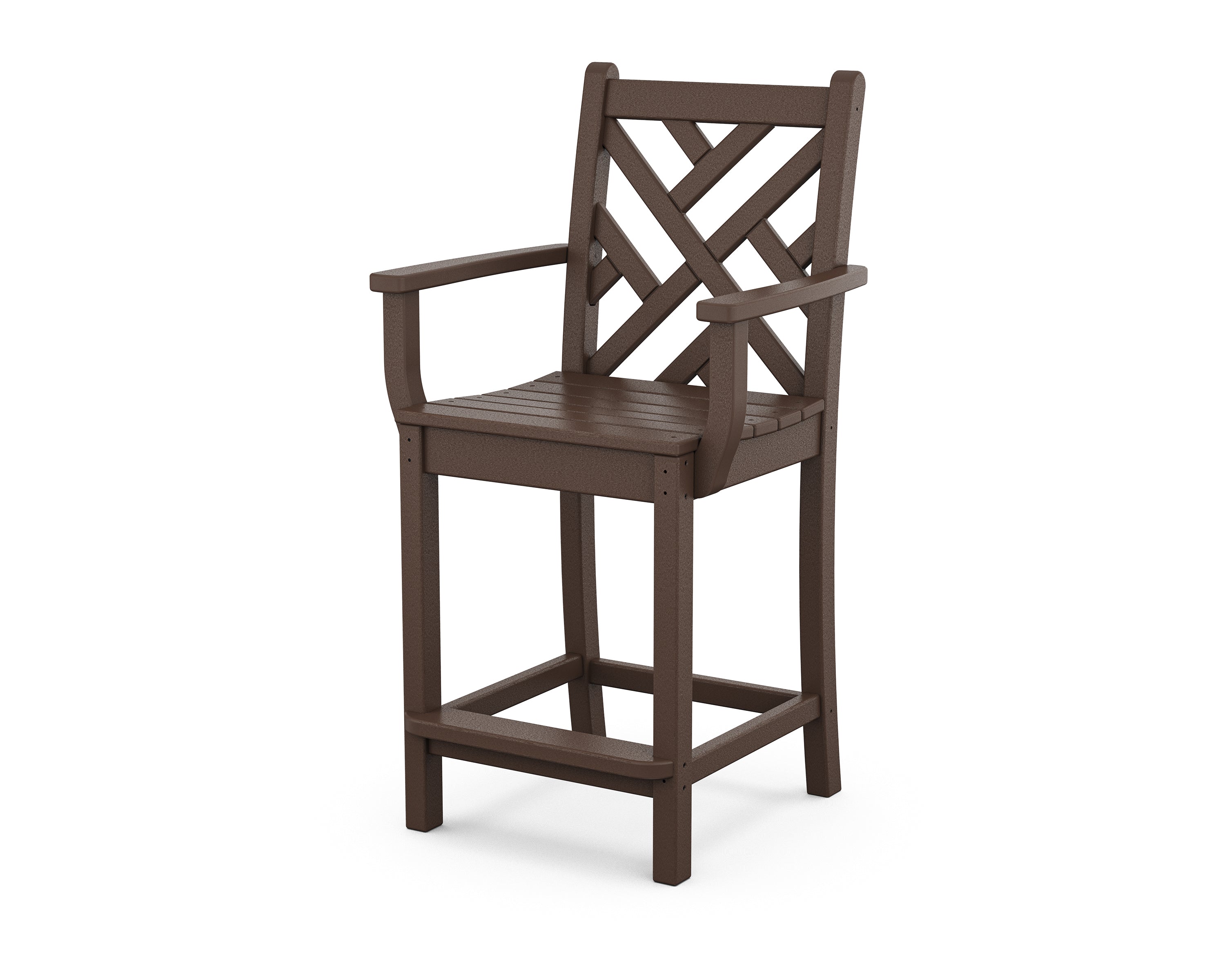 POLYWOOD Chippendale Counter Arm Chair