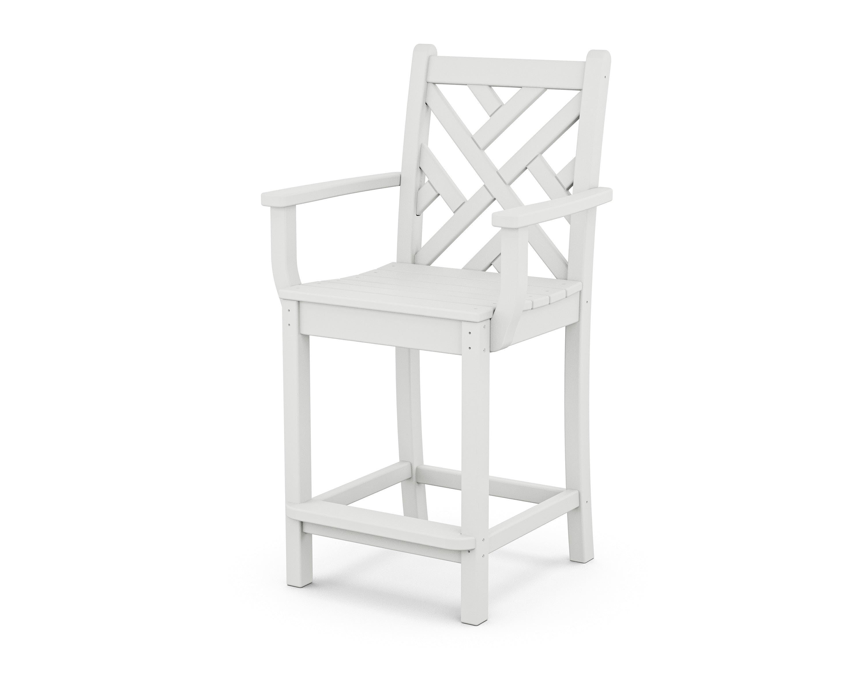 POLYWOOD Chippendale Counter Arm Chair