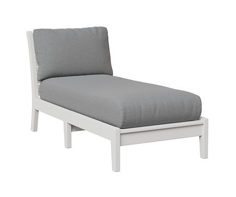 Berlin Gardens Classic Terrace Armless Chaise Lounge