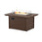 POLYWOOD 34" X 46" Rectangle Fire Pit Table