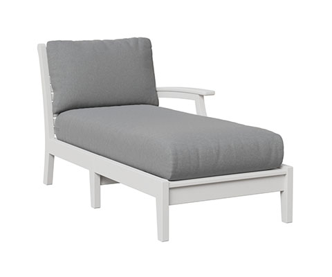Berlin Gardens Classic Terrace Left Arm Chaise Lounge