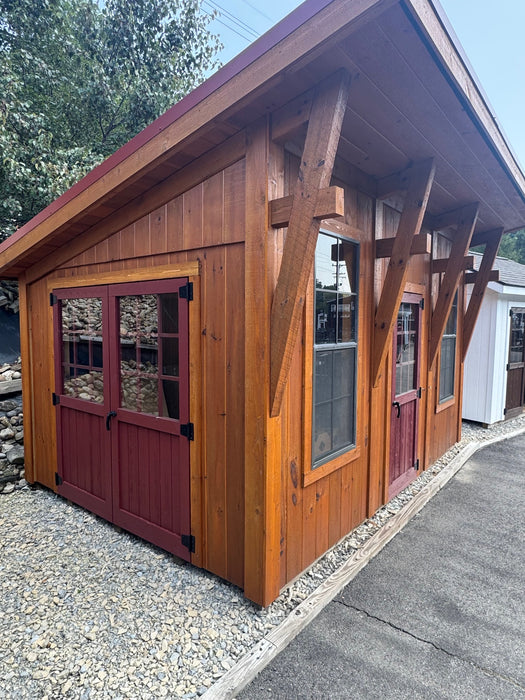10 x 14 Solid Pine Studio Shed