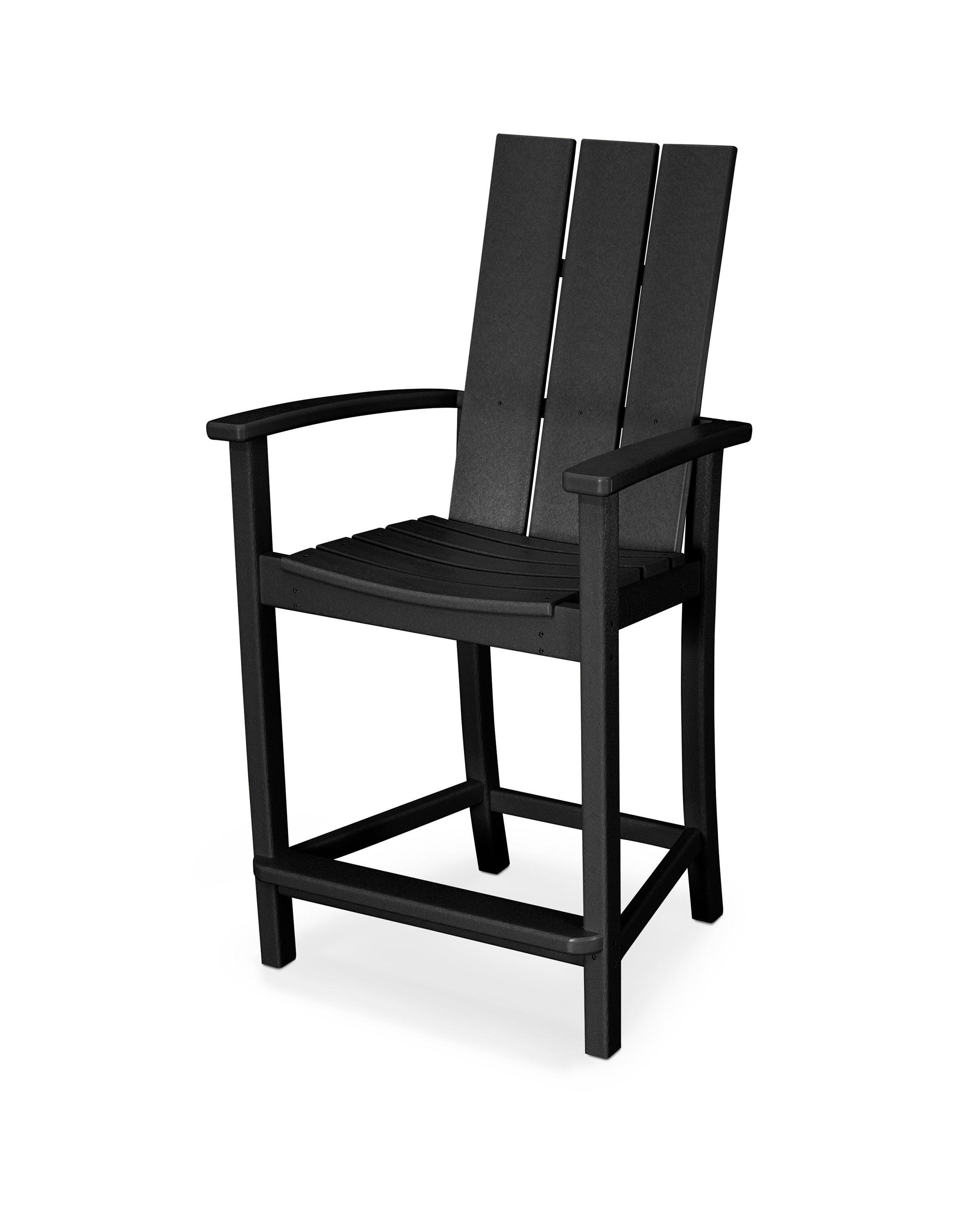 POLYWOOD Modern Adirondack Counter Chair