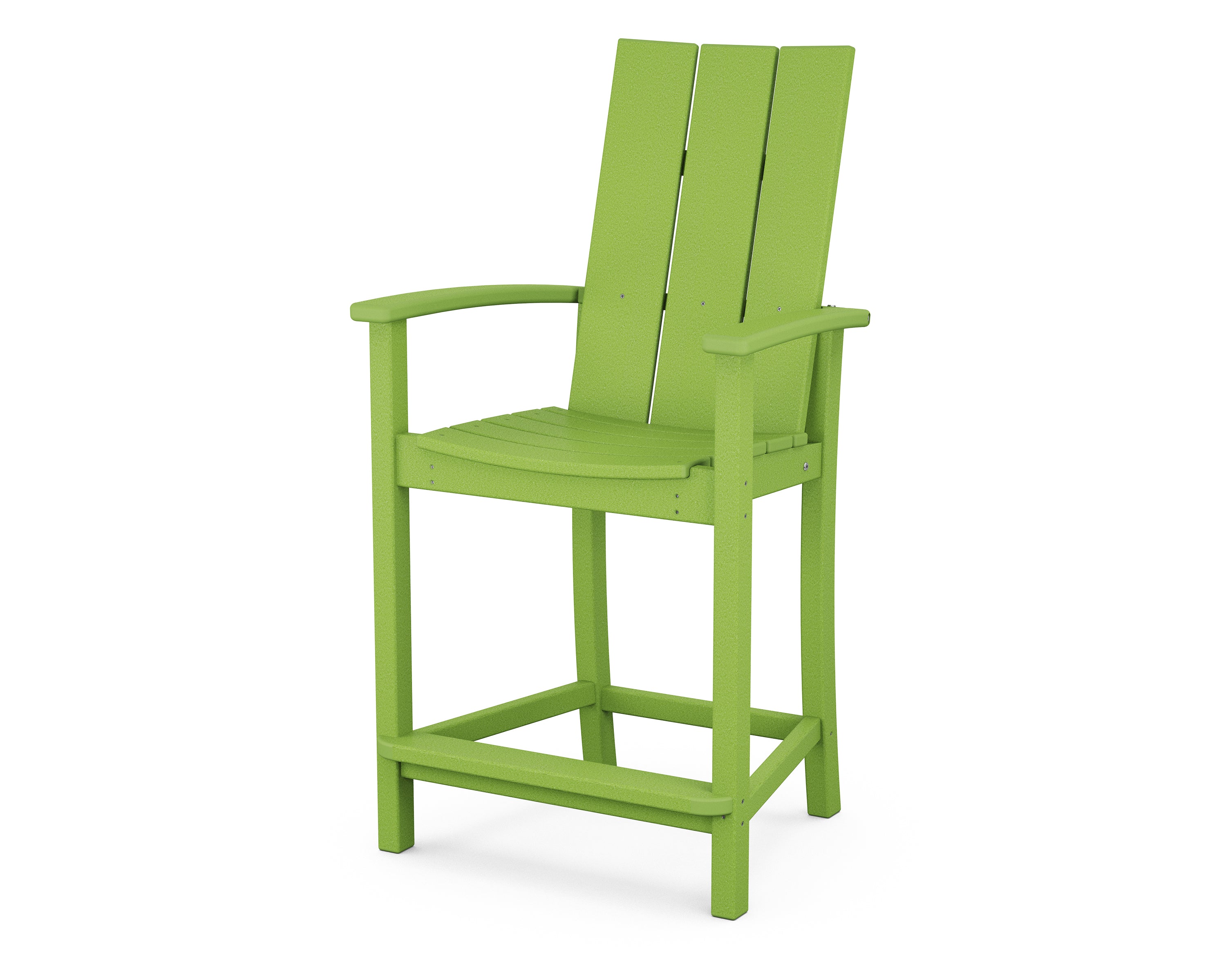 POLYWOOD Modern Adirondack Counter Chair