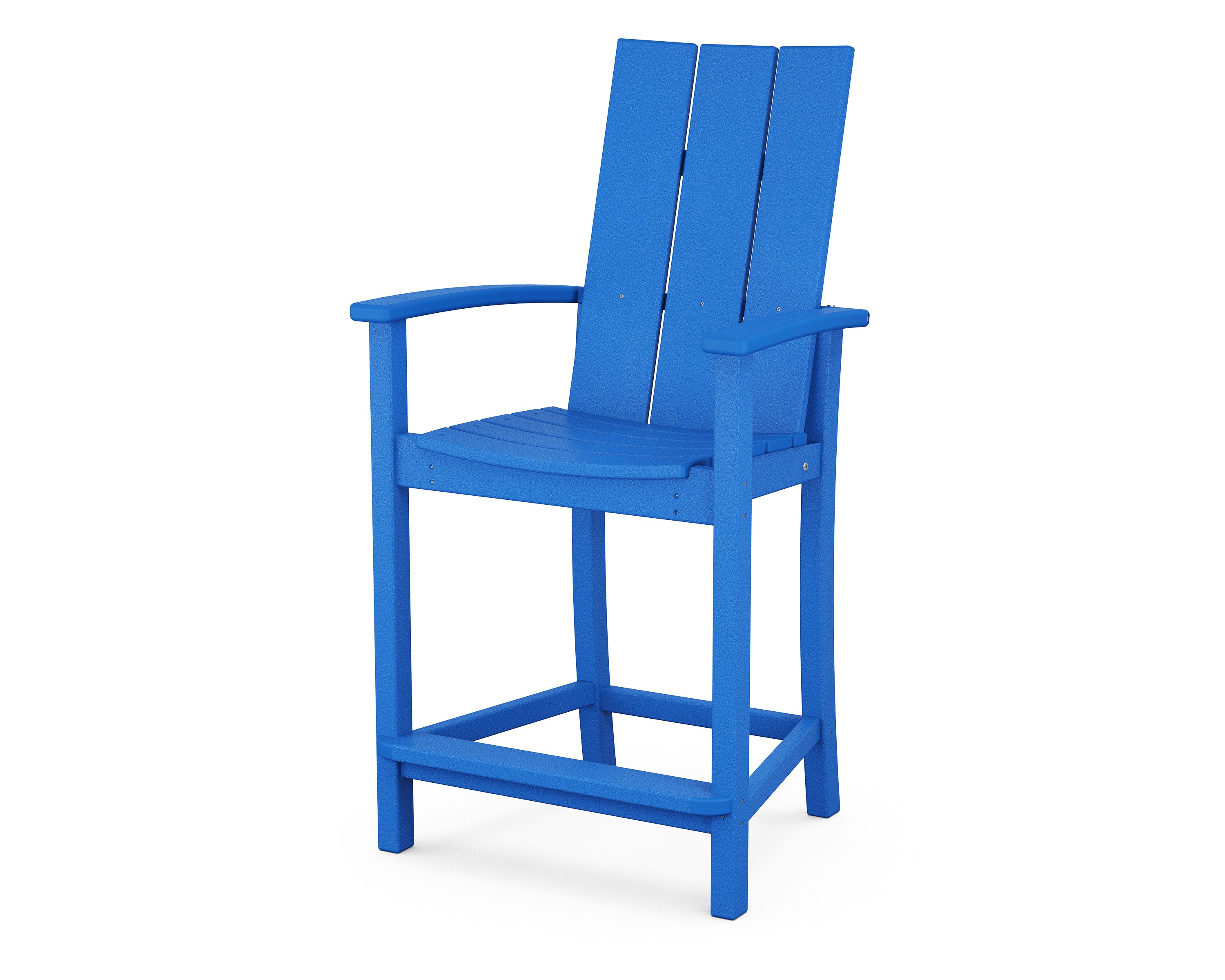 POLYWOOD Modern Adirondack Counter Chair