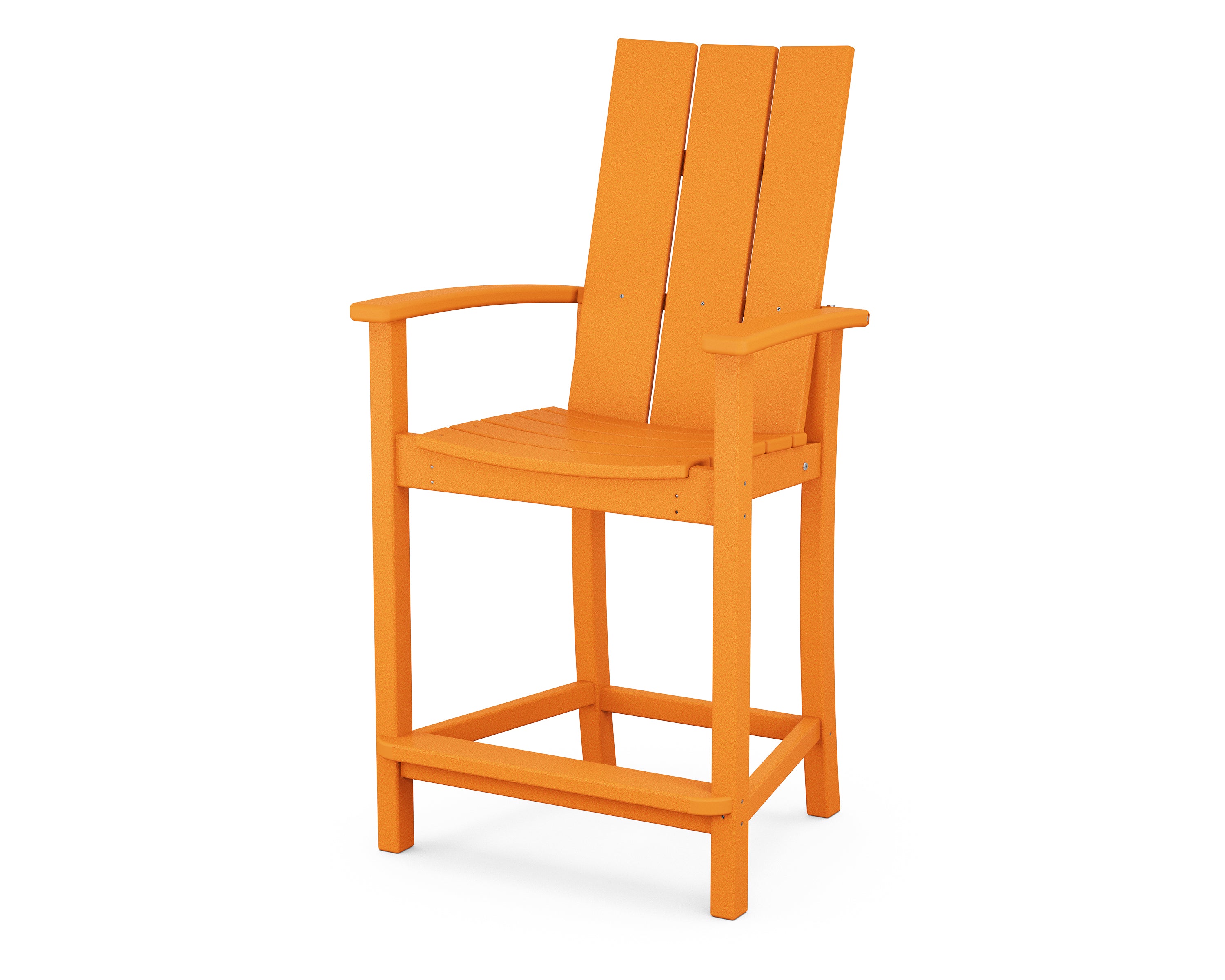 POLYWOOD Modern Adirondack Counter Chair