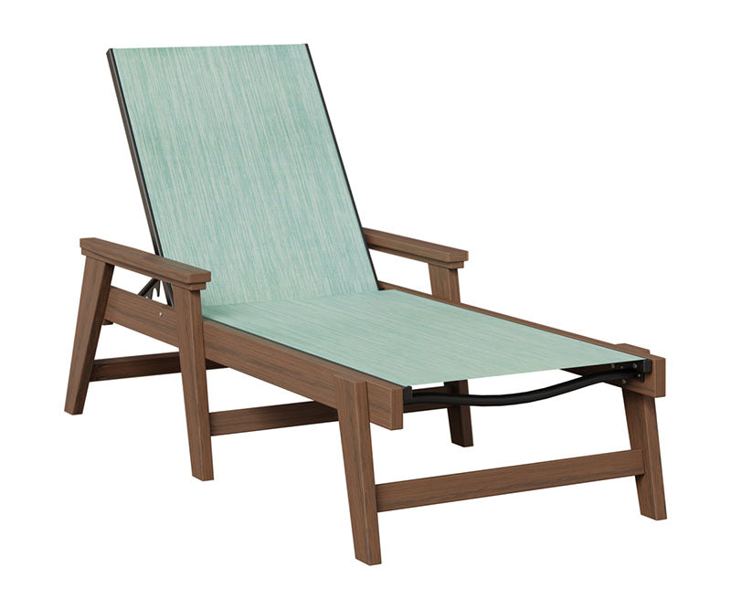 Berlin Gardens Mayhew Sling Chaise Lounge With Arms
