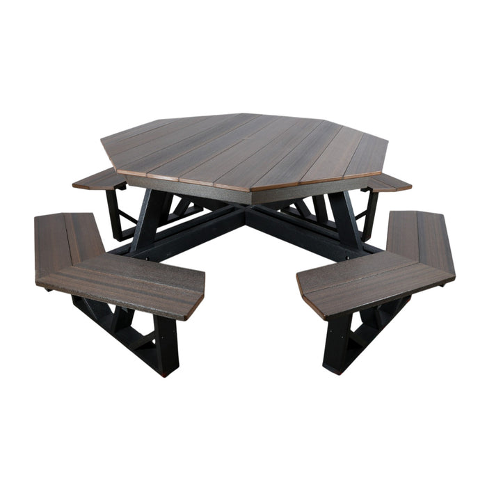 Amish Yard Octagon Picnic Table