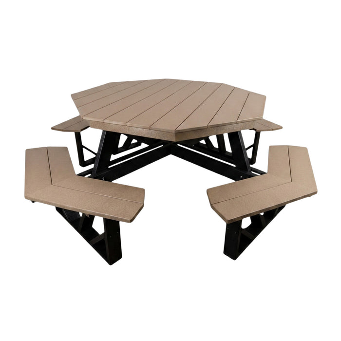 Amish Yard Octagon Picnic Table