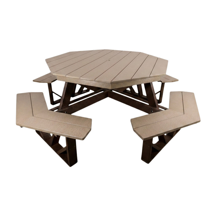 Amish Yard Octagon Picnic Table
