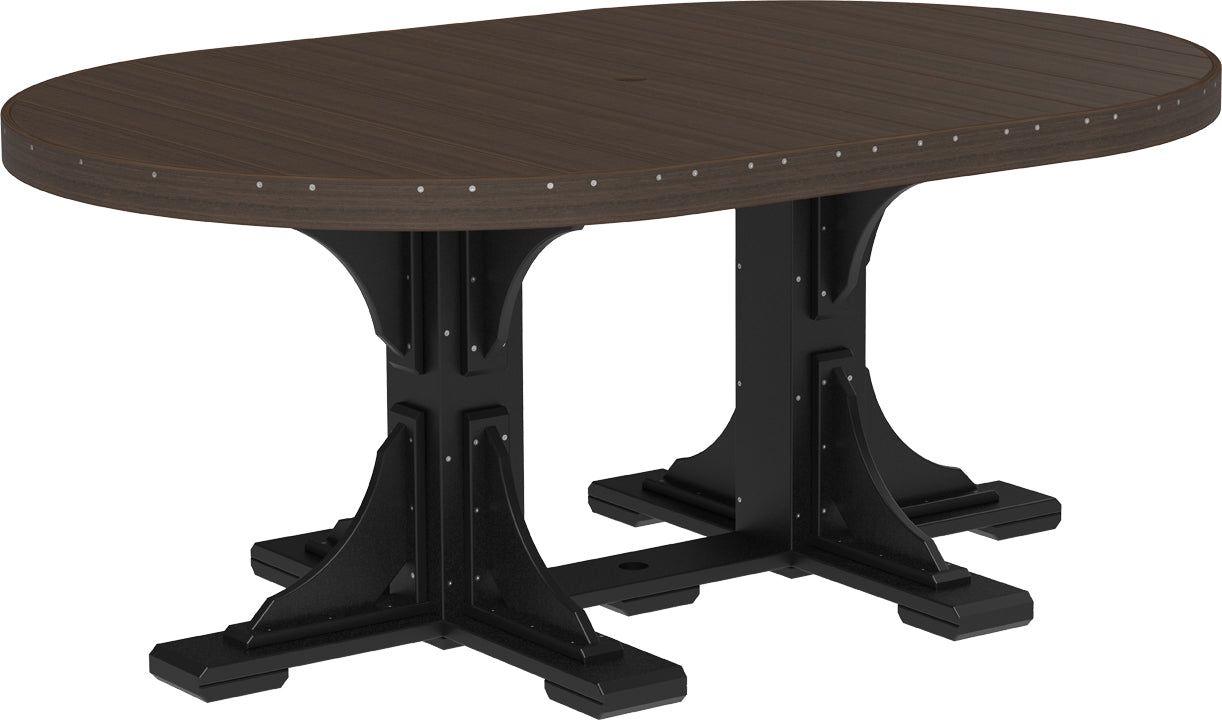 LuxCraft 4' x 6' Oval Table Set #3