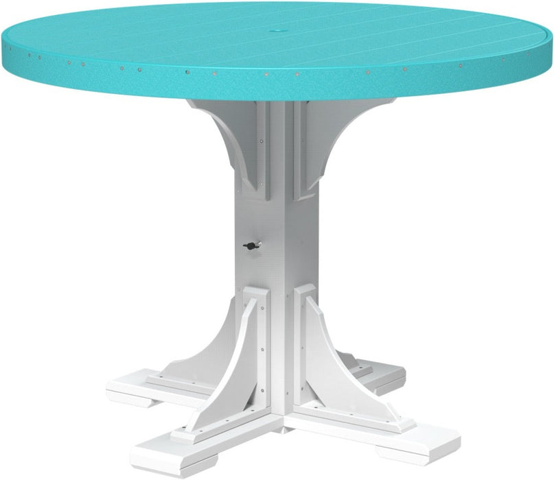 LuxCraft 4' Round Table - Counter Height