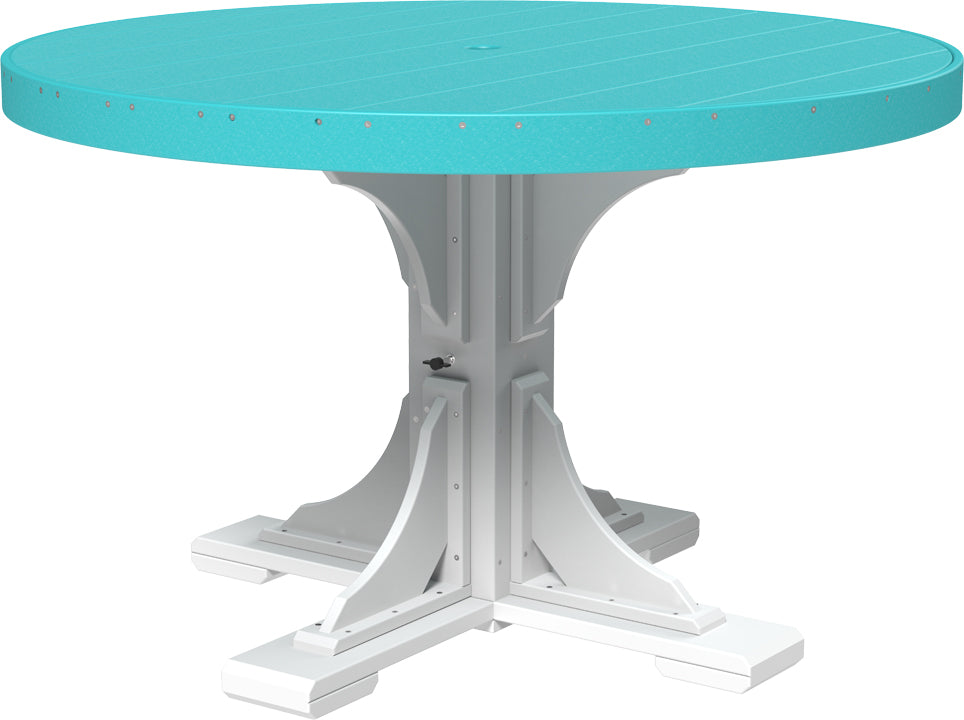 LuxCraft 4' Round Table - Dining Height