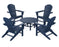 POLYWOOD South Beach 5-Piece Conversation Group