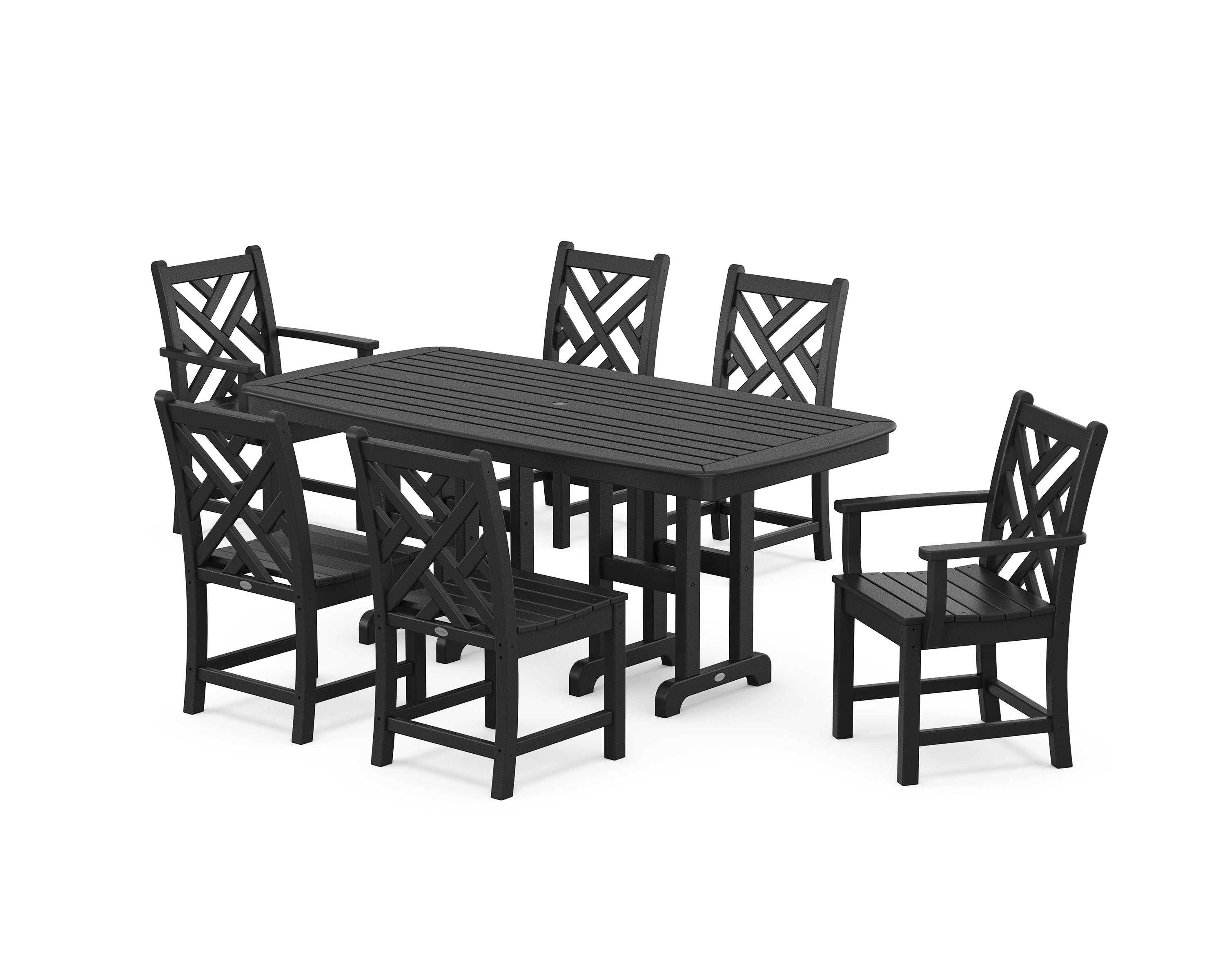 POLYWOOD Chippendale 7-Piece Dining Set