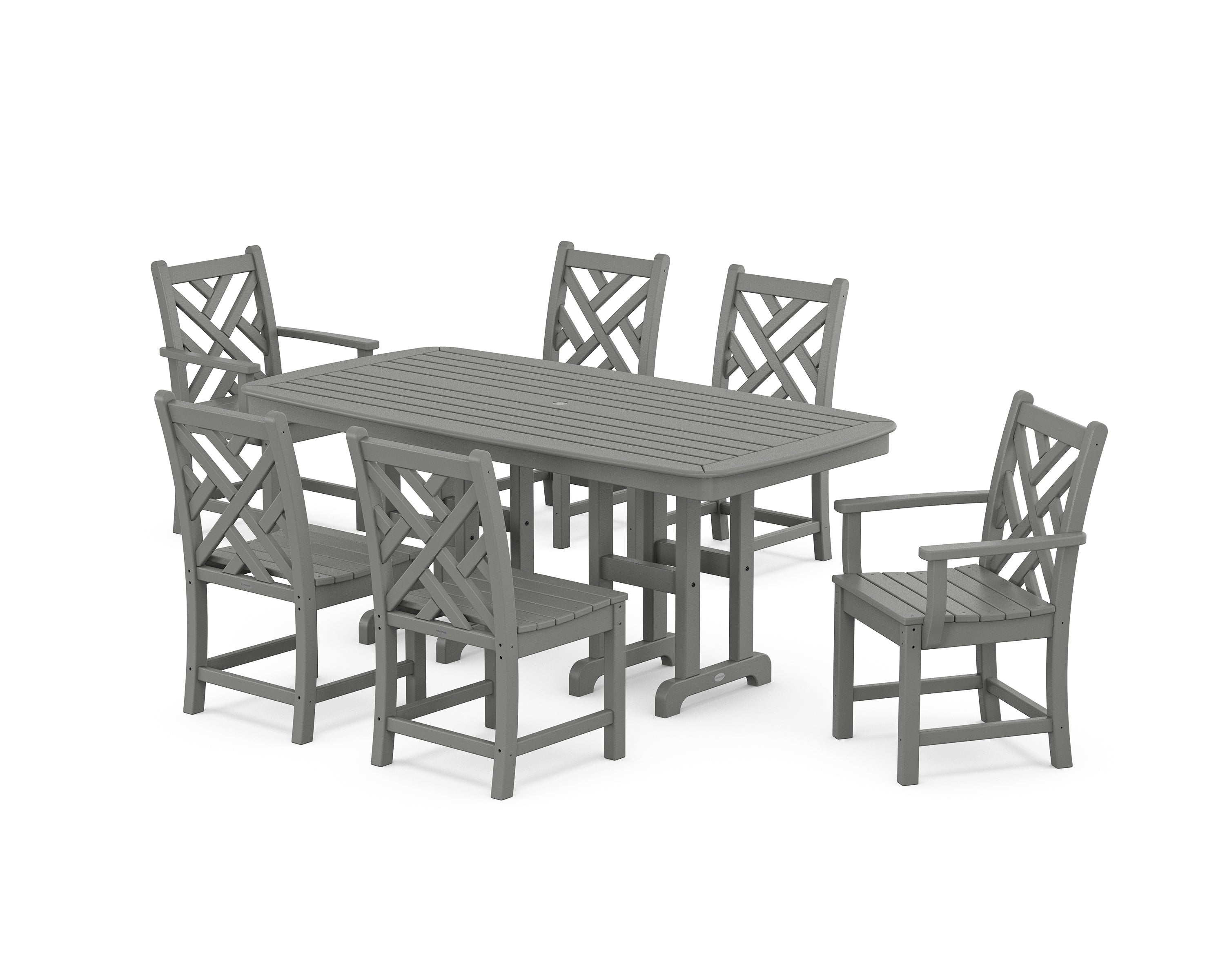 POLYWOOD Chippendale 7-Piece Dining Set