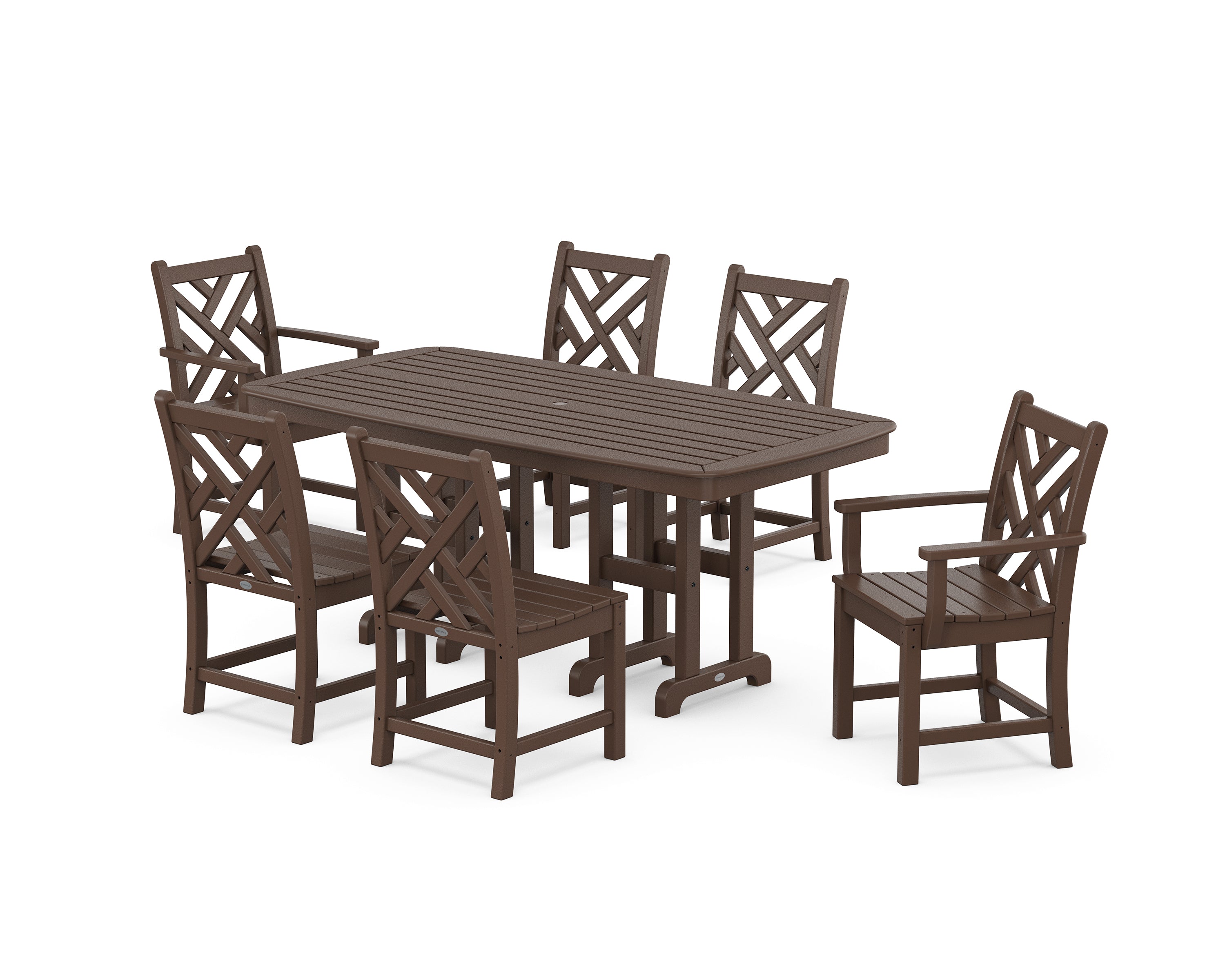 POLYWOOD Chippendale 7-Piece Dining Set