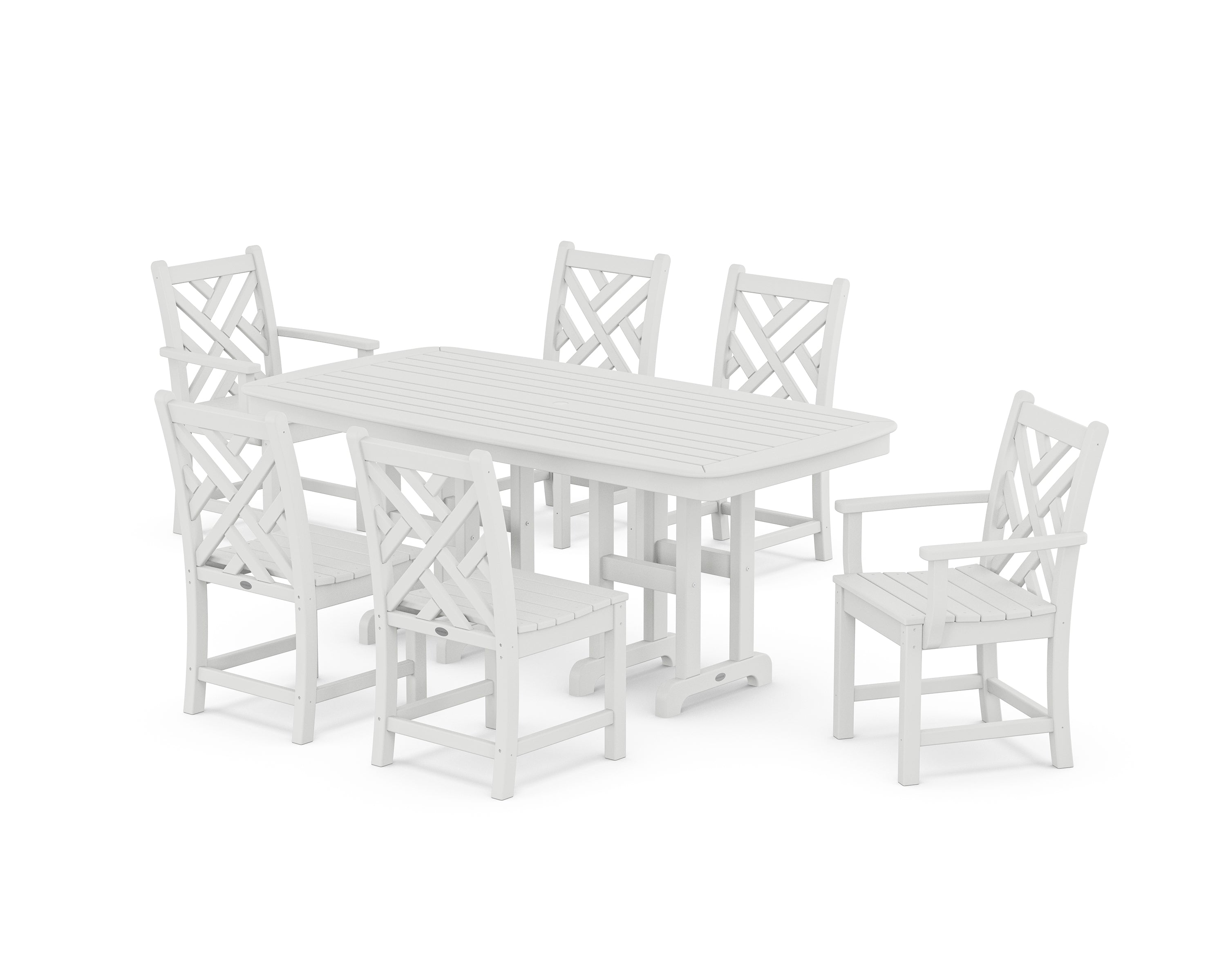 POLYWOOD Chippendale 7-Piece Dining Set