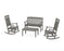 POLYWOOD Country Living Rocking Chair 4-Piece Porch Set