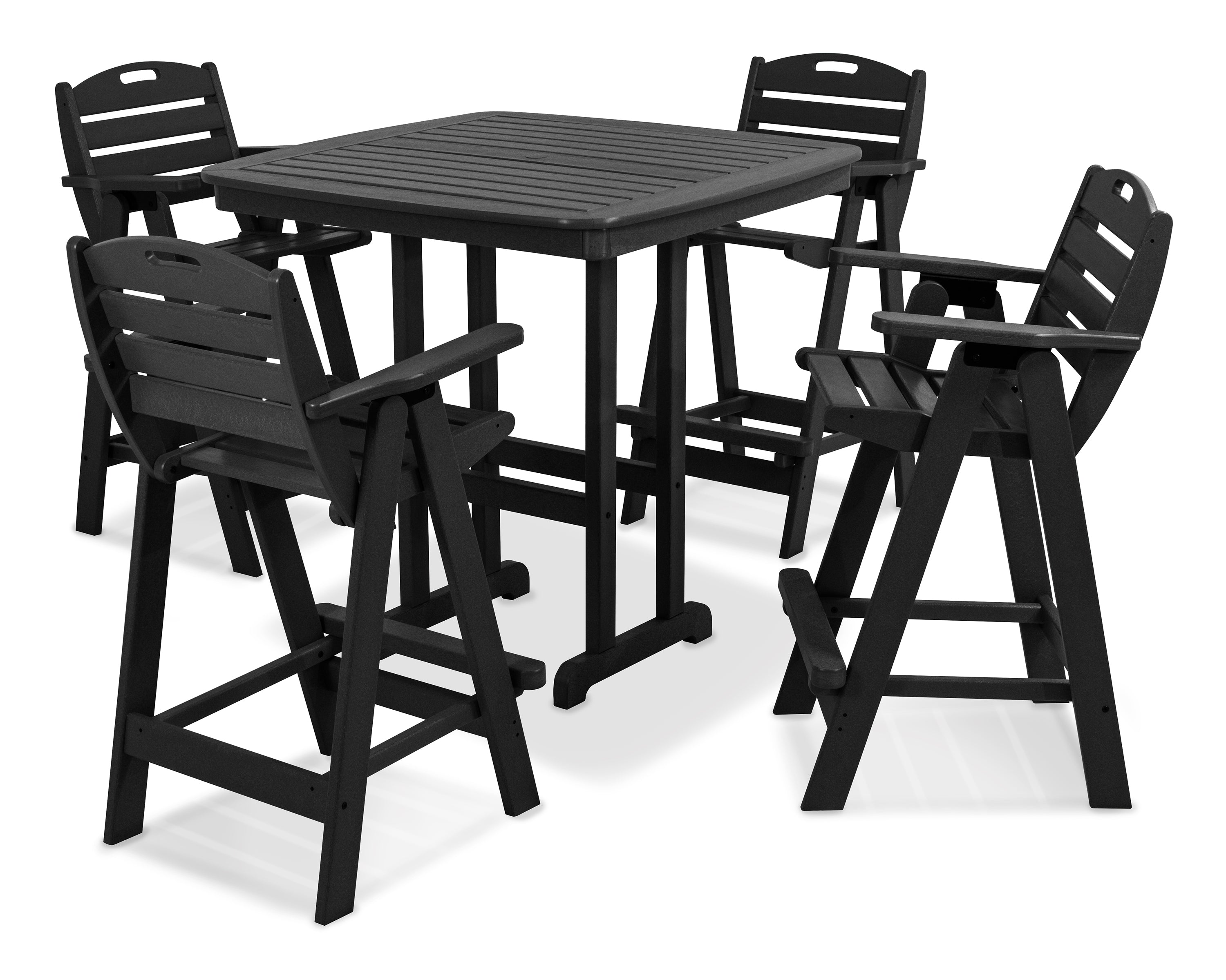 POLYWOOD Nautical 5-Piece Bar Set