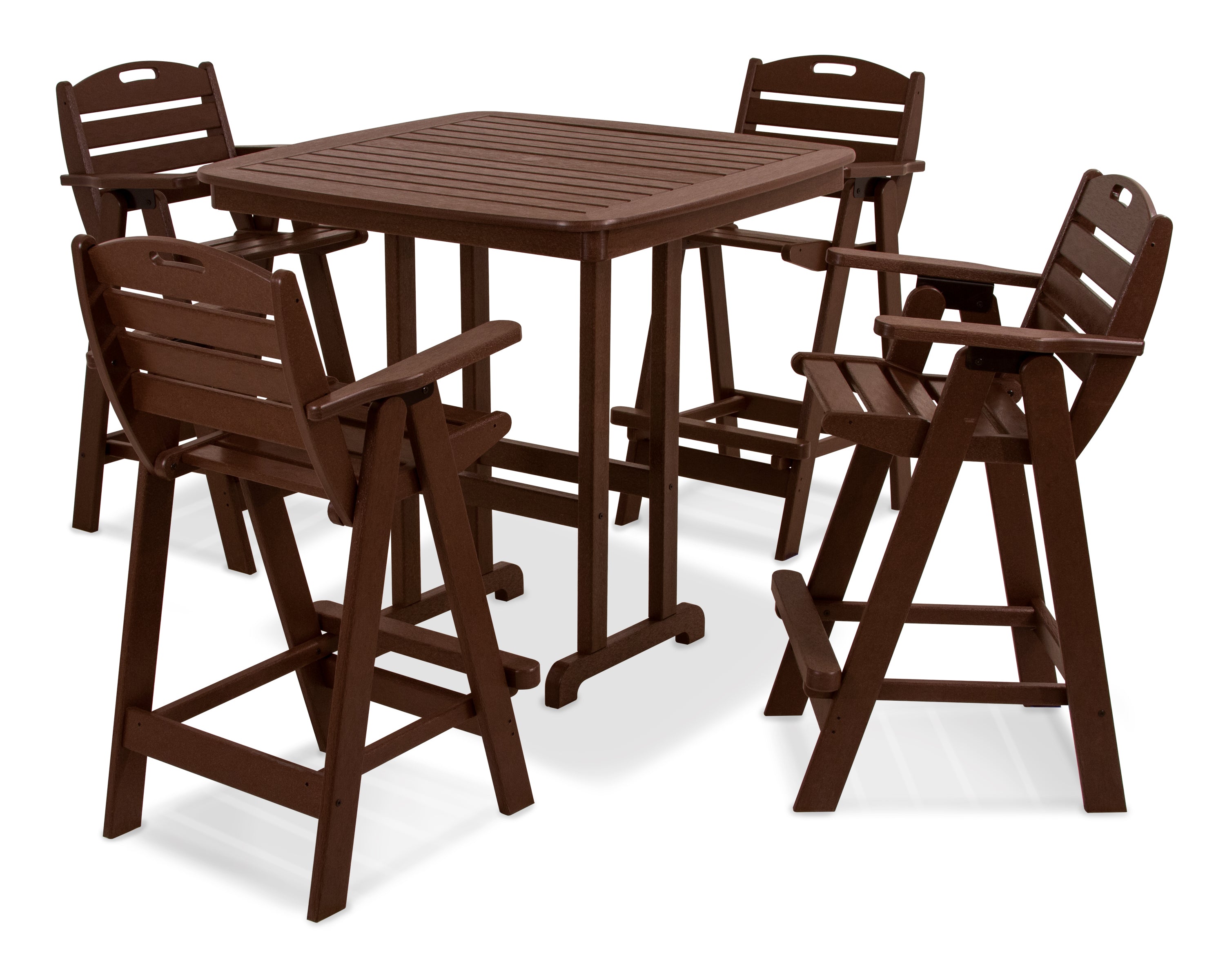 POLYWOOD Nautical 5-Piece Bar Set