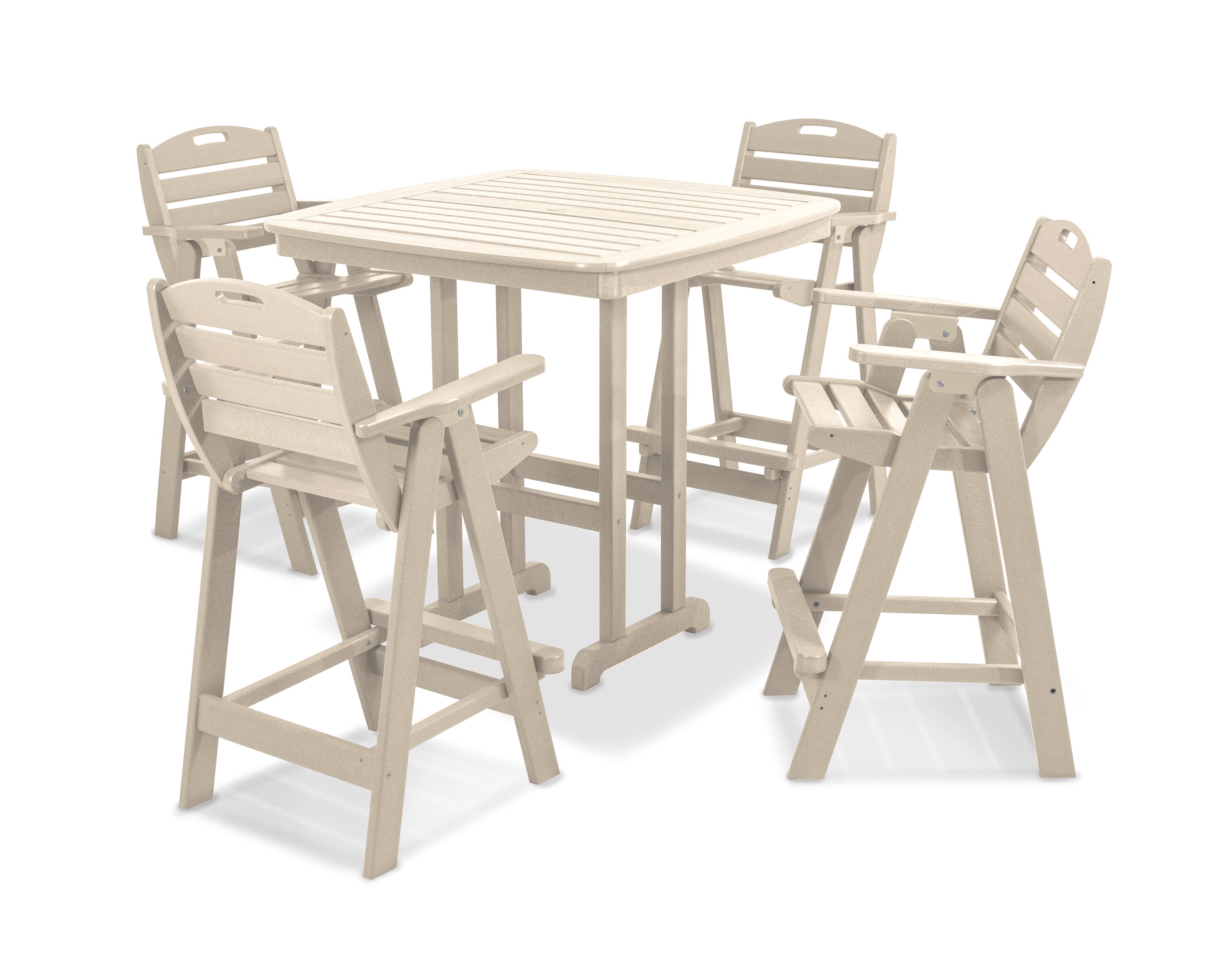 POLYWOOD Nautical 5-Piece Bar Set