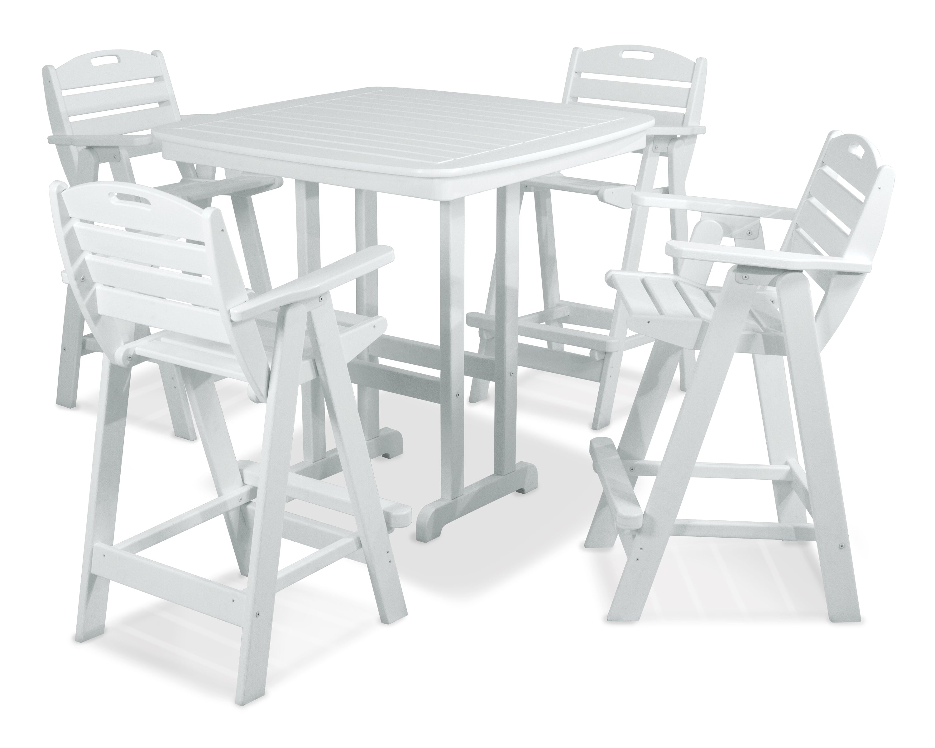 POLYWOOD Nautical 5-Piece Bar Set