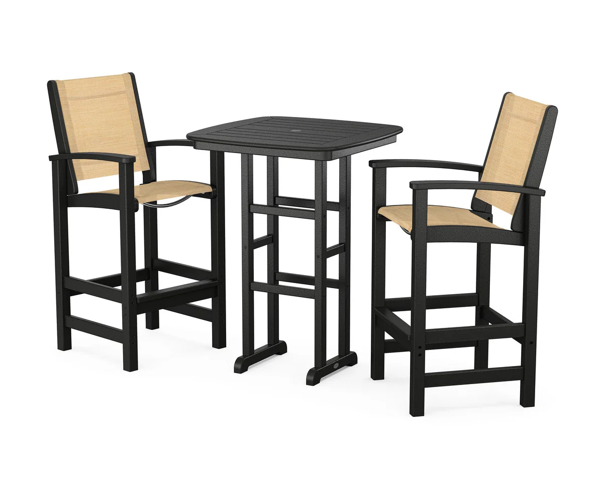 POLYWOOD Coastal 3-Piece Bar Set