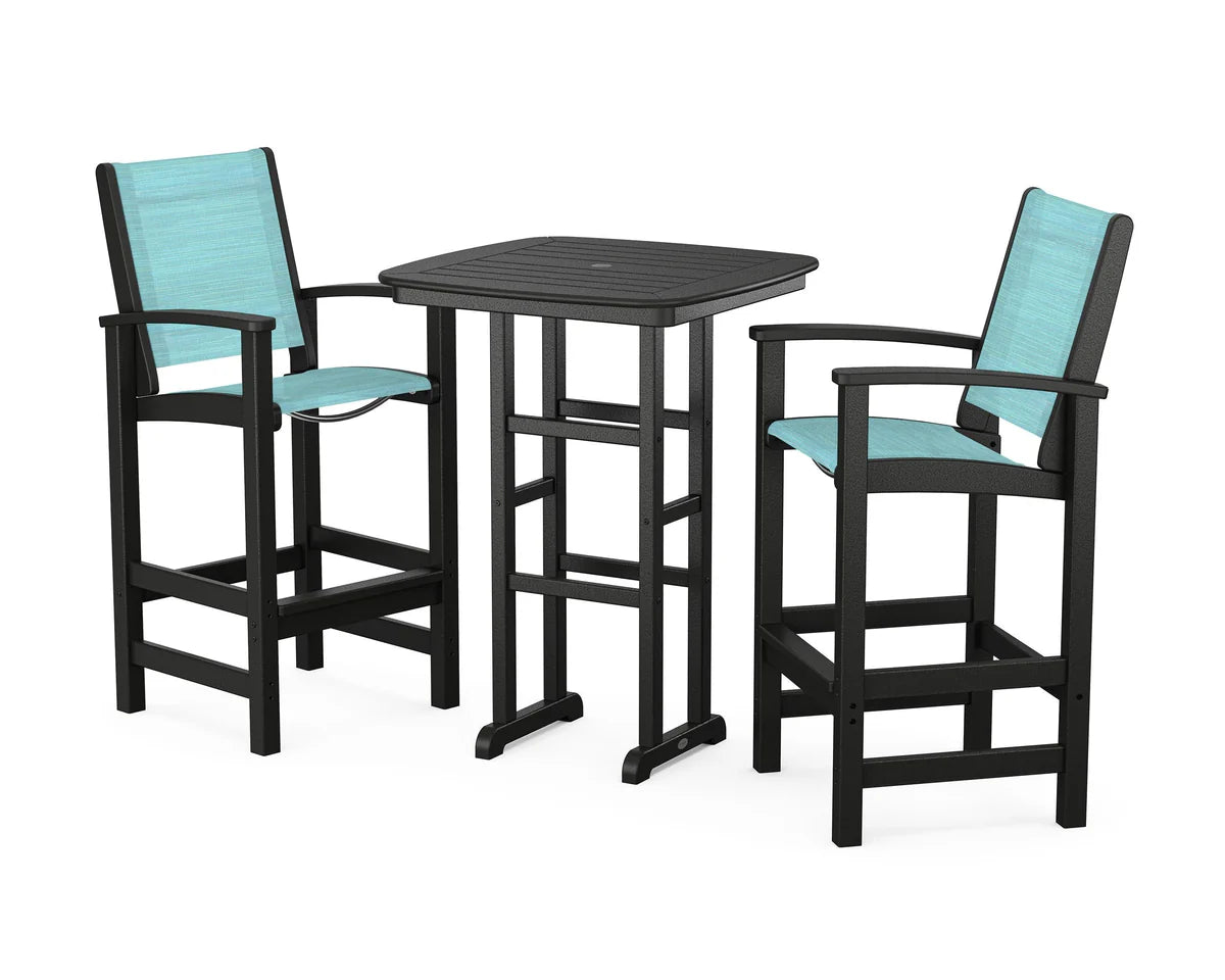POLYWOOD Coastal 3-Piece Bar Set
