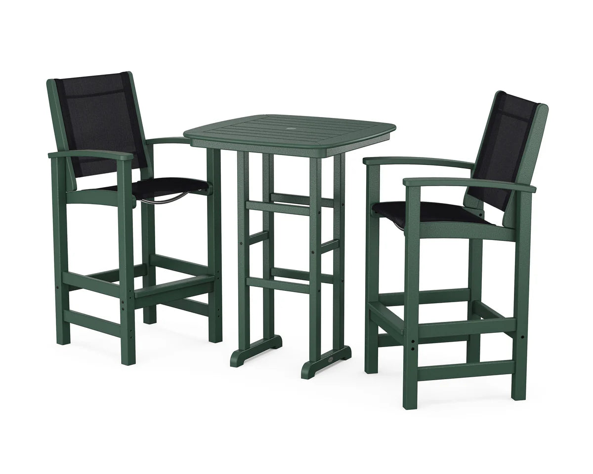 POLYWOOD Coastal 3-Piece Bar Set