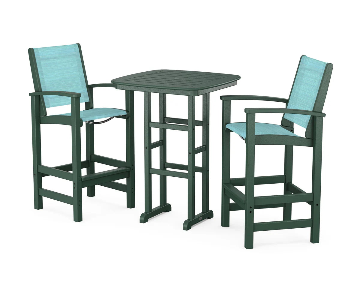POLYWOOD Coastal 3-Piece Bar Set