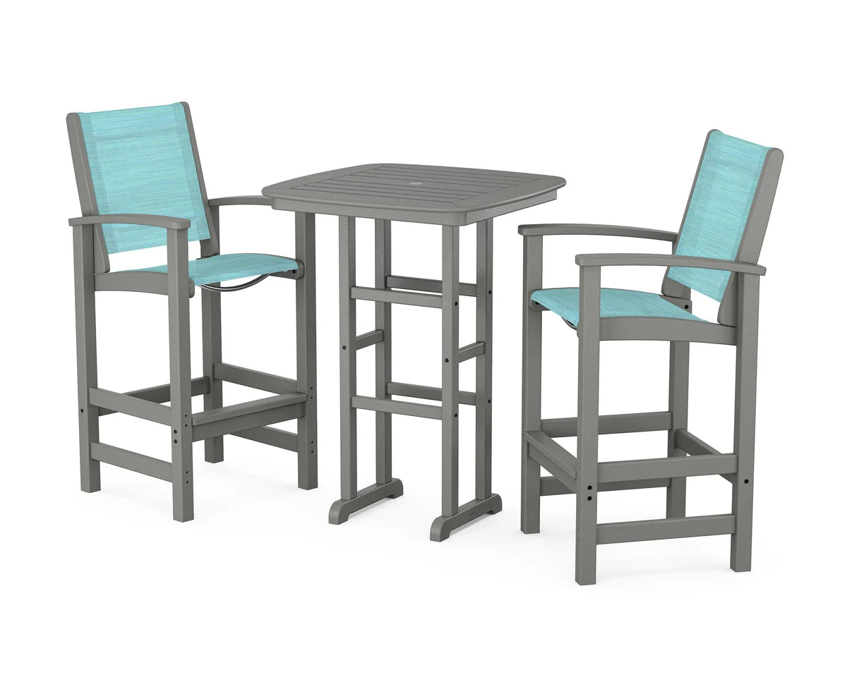 POLYWOOD Coastal 3-Piece Bar Set