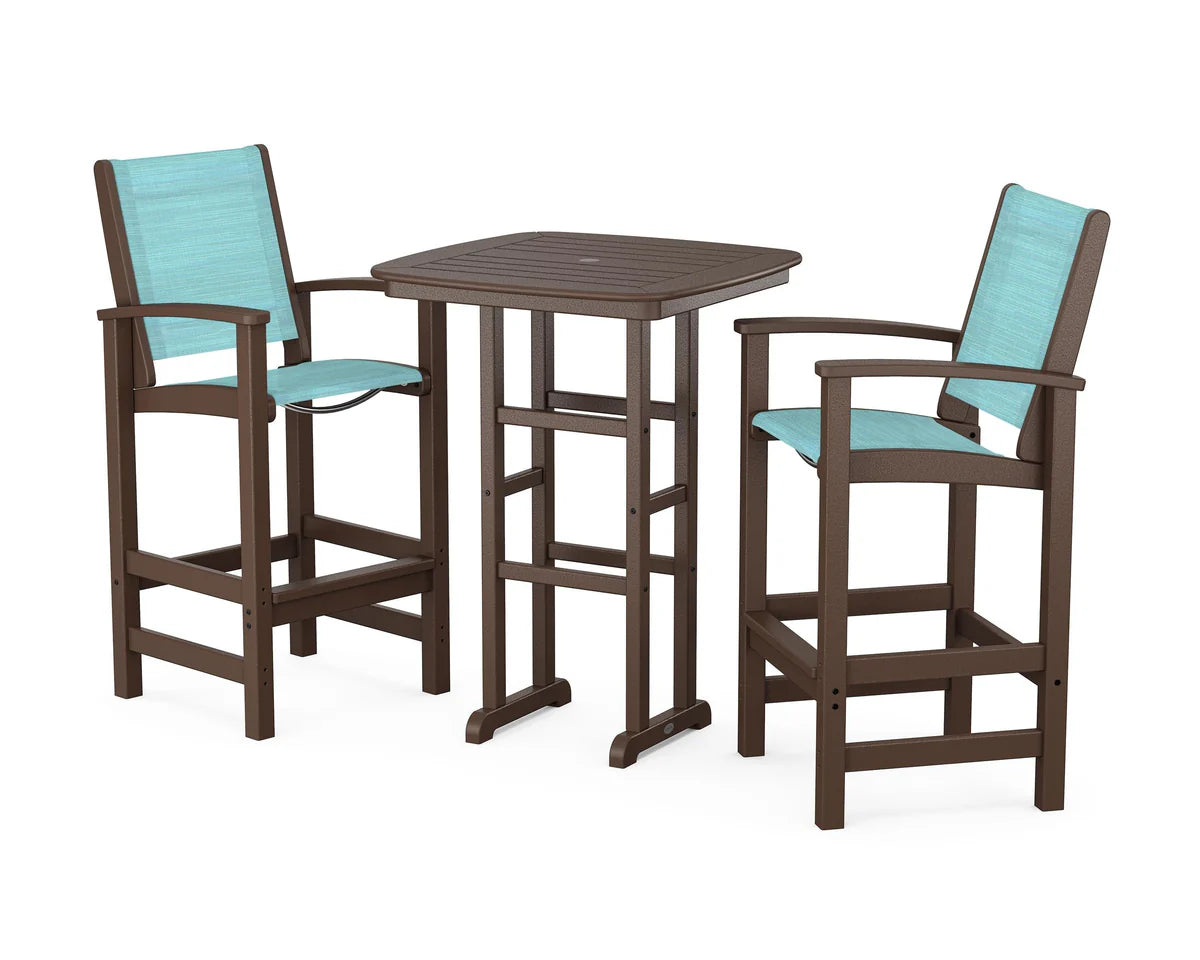 POLYWOOD Coastal 3-Piece Bar Set