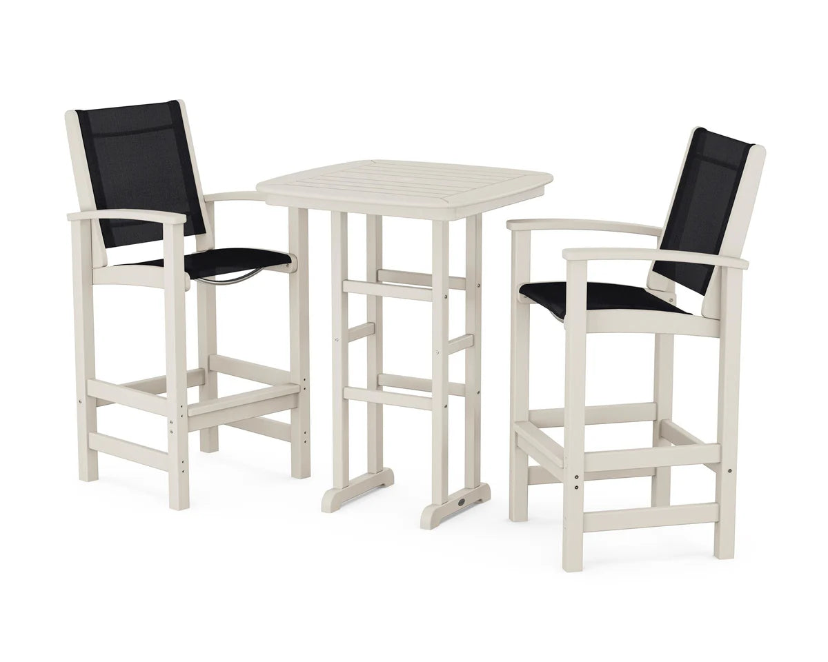 POLYWOOD Coastal 3-Piece Bar Set